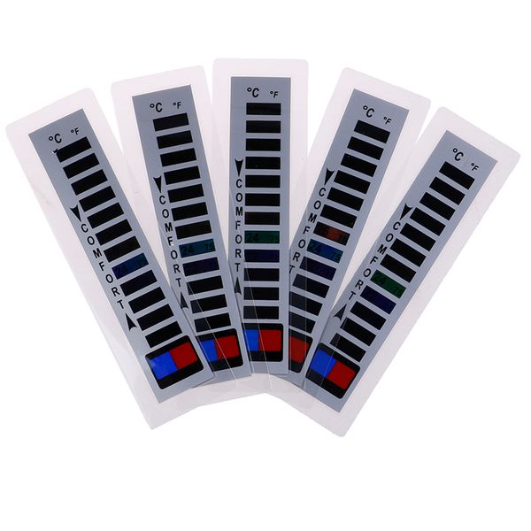 

1 or 5 pcs clothing trademark thermometer liquid crystal down jacket ski suits household thermometer warm clothing