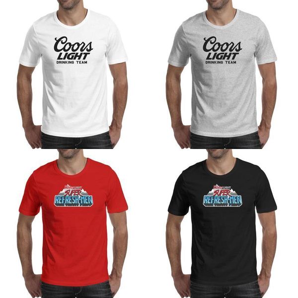 

mens coors light brewed in golden colorado fashion t shirt printing friends cotton shirts humorous short sleeve tees, White;black