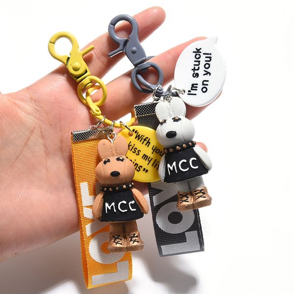 

resin keychain love rope key chains decorative pendants for women bags car key accessories wedding party gifts, Silver