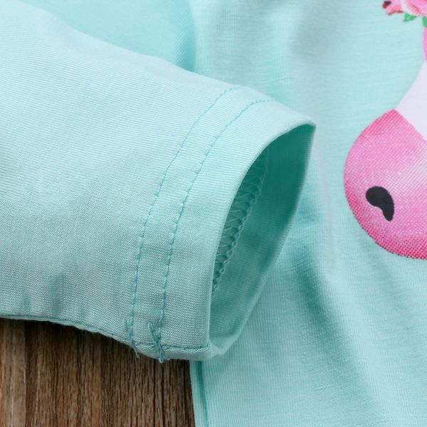 

2017 newborn baby girl boy unicorn длинными рукавами комбинезон синий эпикировка bodysuit аниме cute одежда, White