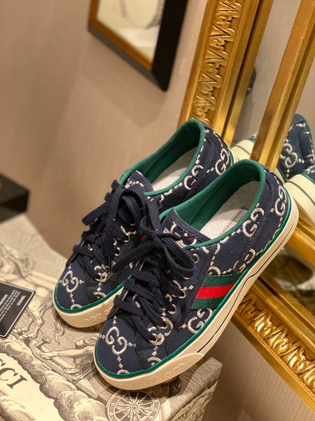 

2020 early spring canvas women's shoes increase fashion luxury casual sneakers basketball version size blue 35-40, Black