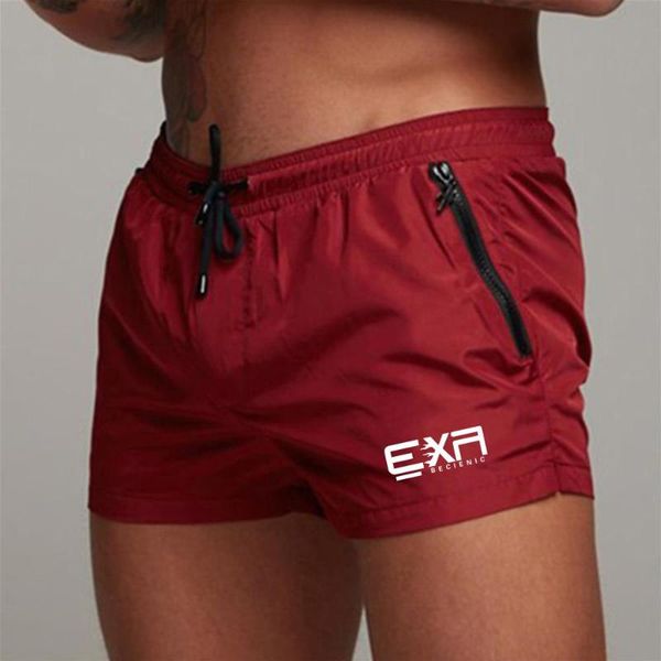 

2020 mens swimsuit swimwear men swimming shorts men briefs beach shorts sports suits surf board swim trunks, Black;blue