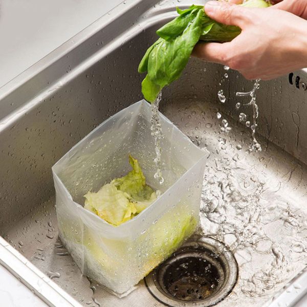 

30pcs kitchen sink strainer filter screen garbage bags sink drain hole mesh bag trash strainer tue88