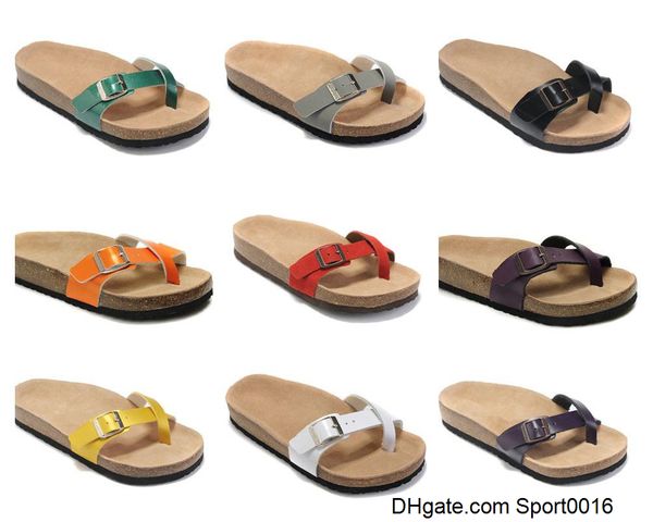 

2020 brand orlando women s flat heel sandals summer men beach classic casual ventilation comfortable genuine leather c2eb, Black