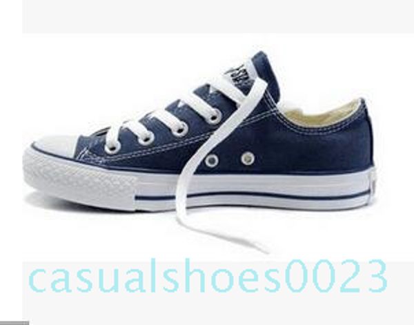 

new size35-46 new low-womens men's canvas shoes 13 colors sports stars chuck laced up casual sneaker shoes ac23, Black