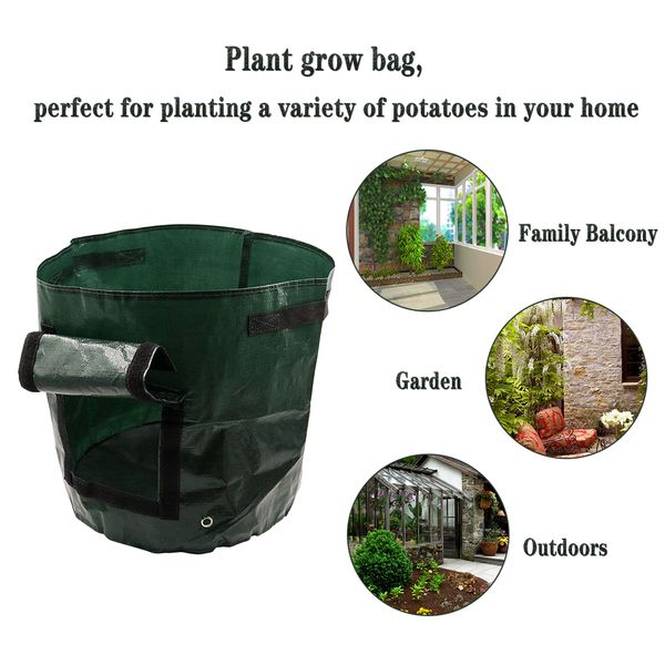 

8pcs waterproof pe garden potato grow bag for planting vegetables