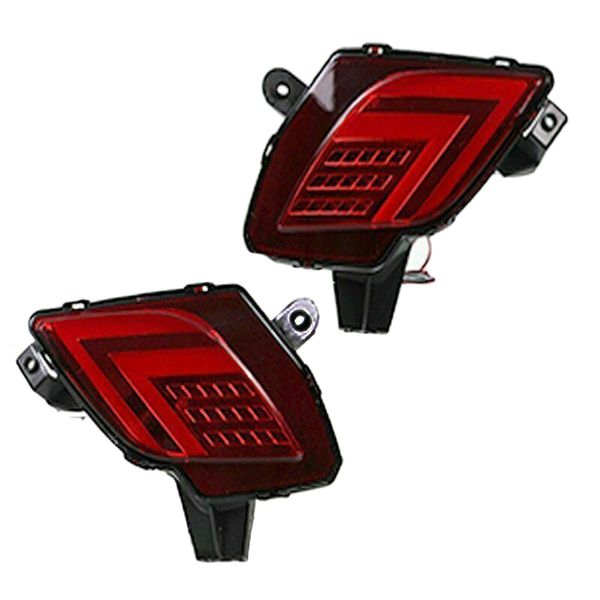 

red led tail turn signal light rear bumper brake lamp fits for cx-5 2013-2020