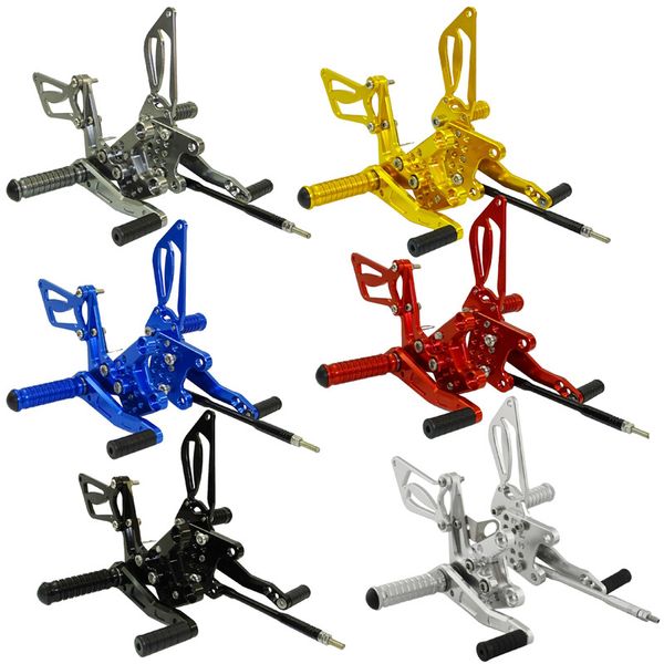 

adjustable rearset footrests foot pegs pedal for sv 650 1000 s 650s 1000s sv650 sv650s 1999-2015 sv1000 sv1000s 2003-2007