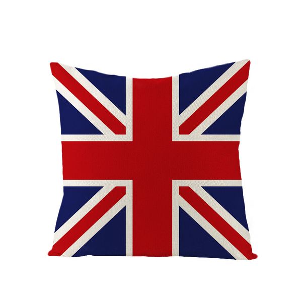 

односторонний печать british wind наволочка главной диван-кровать декор подушка обложка британского флаг площадь хлопок белье офис наволочка