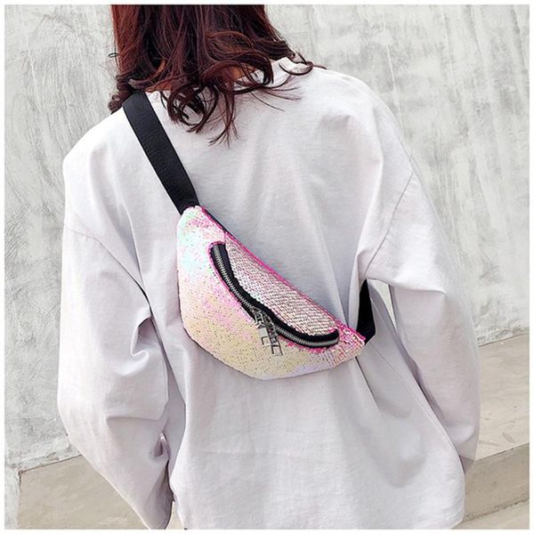 

women fashion satchel waist bag fanny pack sports hip purse pouch belt bags