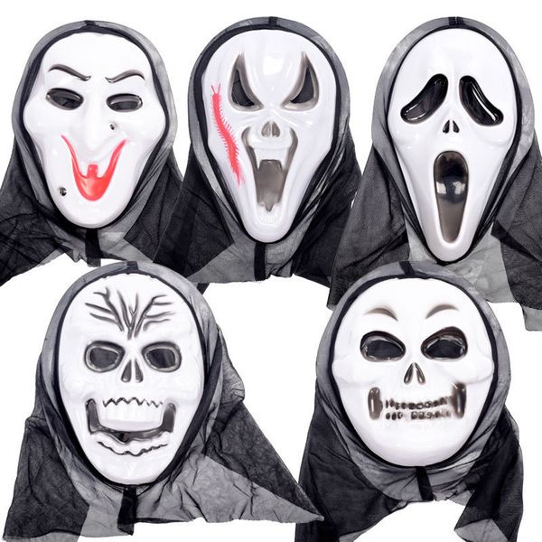 

1pc death final destination scream skull ghost mask fake face multi-shape scary halloween cosplay masquerade supplies horror