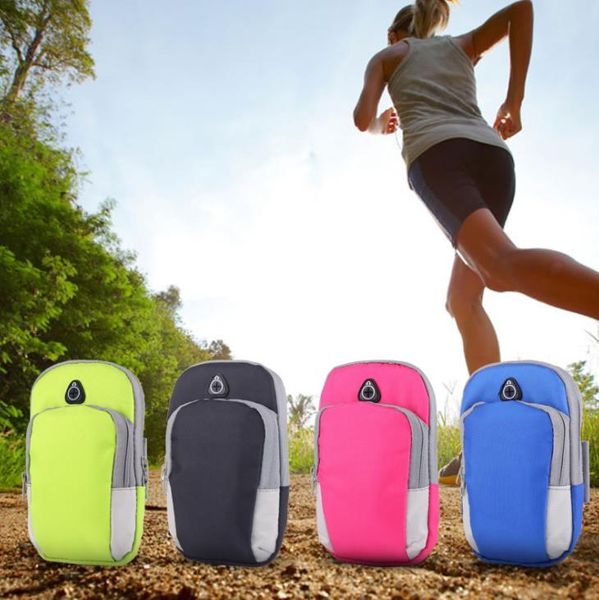 

waterproof fabric mobile sports arm bag fitness riding nylon outdoor bag suitable for arm circumference 18-34cm