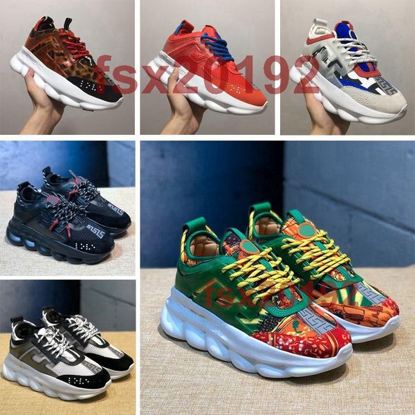 

Chain reaction luxury de igner neaker men women 2019 new fa hion di trict medu a chau ure de homme femme ize 36 45