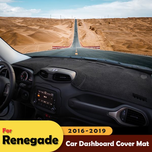 

car dashboard avoid light pad instrument platform desk cover mats carpets for renegade 2016 2017 2018 2019 accessories