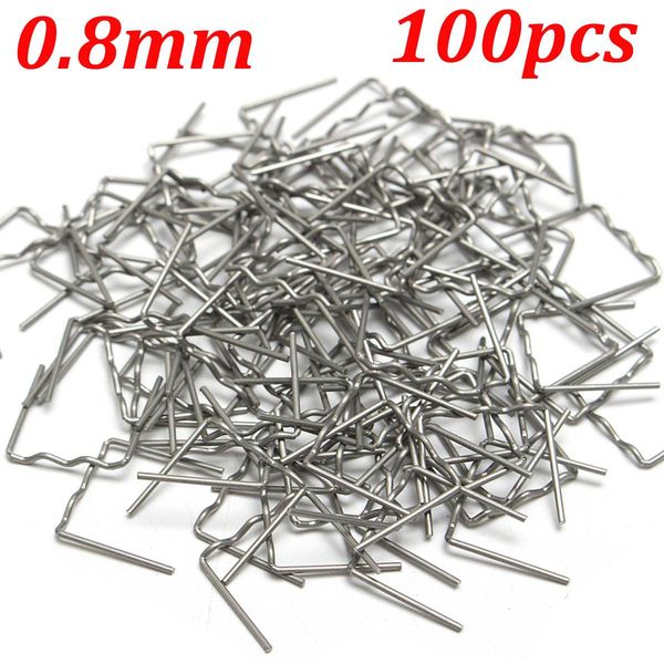 

горячий степлер 100 шт. 0.8 мм плоские скобы для автомобиля спойлер бампера инструменты для ремонта сварки