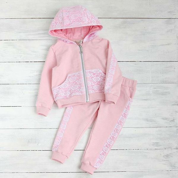 

2pcs newborn baby boys hooded +long pants leggings outfit toddler clothes sets girls clothing