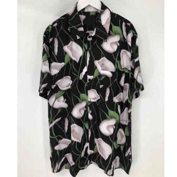 

СС Лилии вискоза футболка Футболки мужчин с 1С:1 Высокое качество летний стиль сво