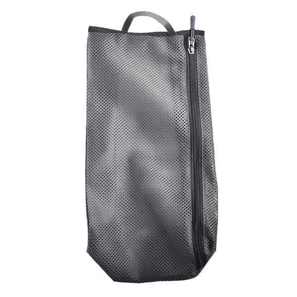 

travel shoe bag, waterproof nylon mesh storage stuff sack with zipper for men & women camping hiking beach travel