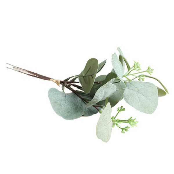 

3 ветки имитация искусственного растения эвкалипта с ягодами для домашнего украшения свадьбы
