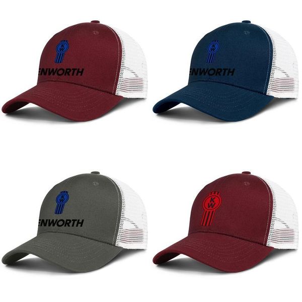 

унисекс kenworth w900 грузовики регулируемая trucker cap cricket прохладный спорт vintage бейсбол hat, Blue;gray