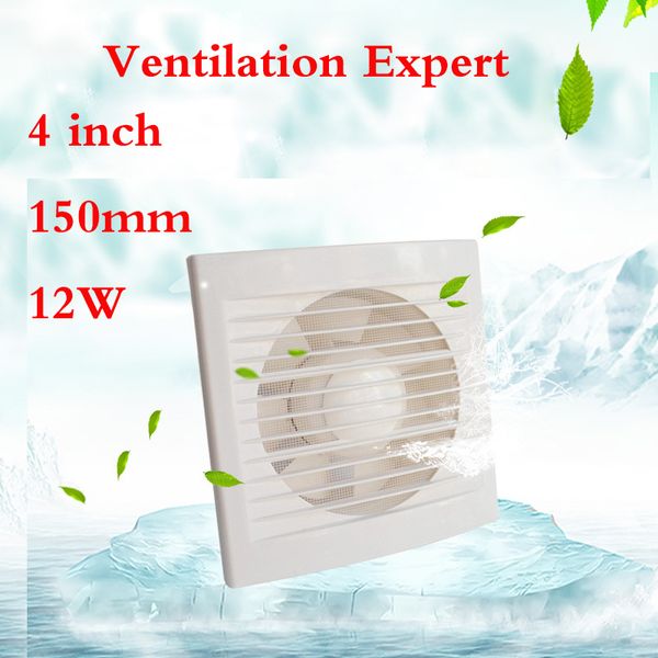 

window type bathroom kitchen wall glass small fan 4 inch 160*160mm
