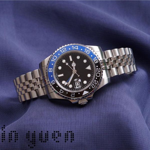 

2019 New Modell Модные часы Mens GMT Часы Автоматические юбилейные мужские часы Orologio di Lusso Oro