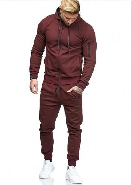

mens designer tracksuits survetement solid color track suit jogging suits men pantalon male clothing, Gray
