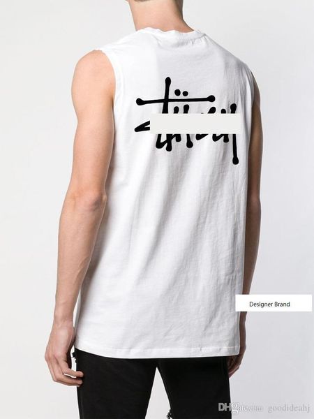 

fashion brand tank mens designer luxury tank classic letter logo printing trend tank cotton with mark tshirts, White;black