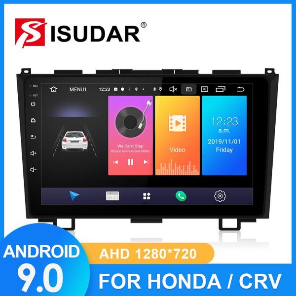 

isudar car radio для / crv / crv 2006 2007 2008 2011 2 гам android 9 авторадио мультимедиа gps dvr камера 2 гб rom 32gb usb автомобильный dv