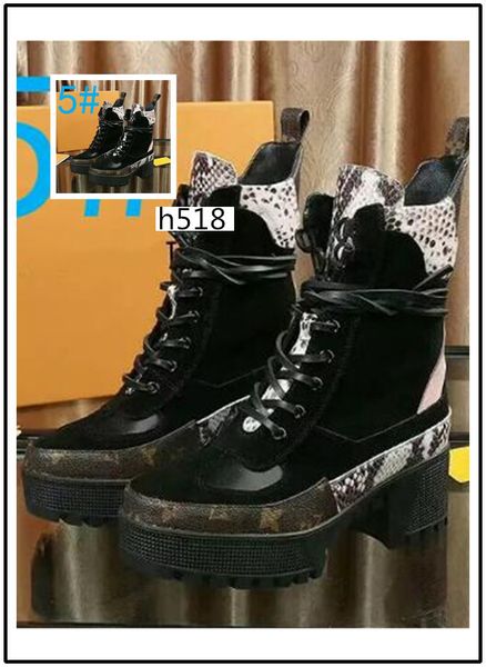 

with box laureate platform desert boot women leather laureate 5cm desert boot outdoor work boots, Black