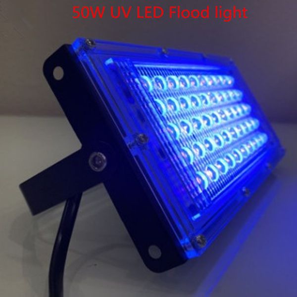 

50w led uvc germicidal lamp flood light 110v 220v spotlight floodlight outdoor garden wall lamp street led reflector cast light