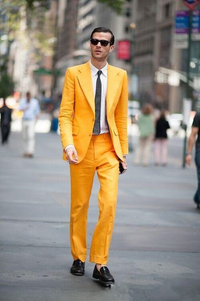 

new classic design two button yellow groom tuxedos groomsmen notch lapel man suit mens wedding suits (jacket+pants+tie) 996, Black;gray