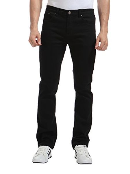 

alice & elmer men's regular slim fit straight leg jeans, Blue
