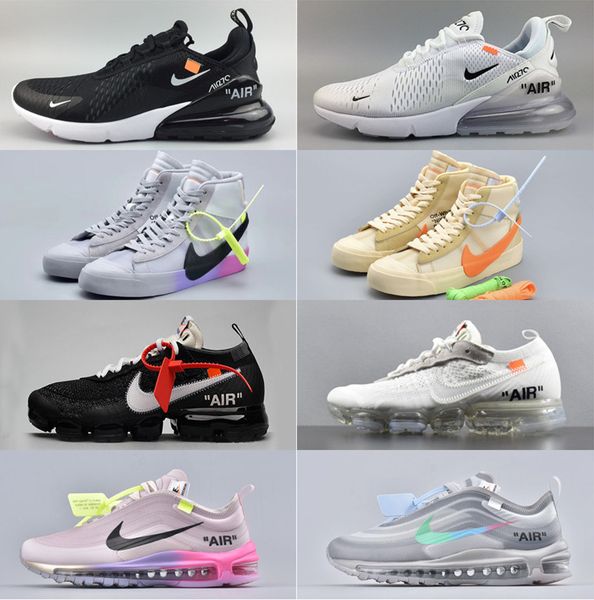 

2019 Новый-Белый кроссовки Air VaporMax 270 реагируют мужчины женщины реагирует Баухаус оптический белый черный гипер нефрит дышащая спортивные