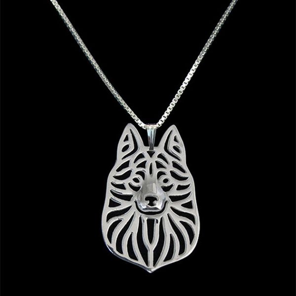 

gold silver color schipperke pendant necklace necklace women friend choker