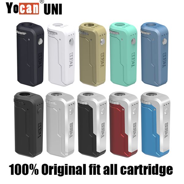 

Authentic Yocan UNI Mod Box Preheat Voltage Adjustable Vape Pen With 650mAh Vape Battery For 510 Thread Adapter Oil Cartridge E Cigarette