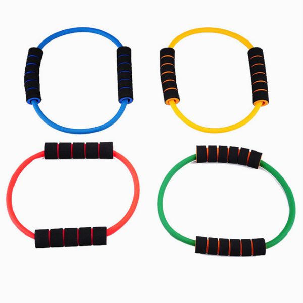 

o-strain relief bushing yoga fitness pull strap resistance circle latex pull rope chest expander 0 xing quan