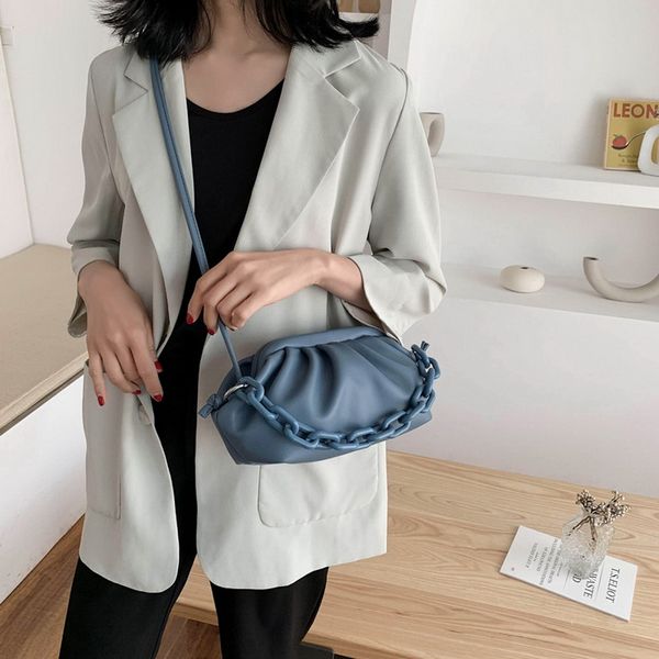 

candy color pu leather shoulder messenger bags for women 2020 fashion crossbody bag travel chain handbags and purses