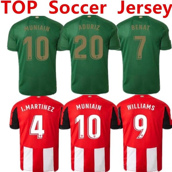 

19 20 athletic bilbao soccer jersey 2019 2020 athletic bilbao muniain williams i.martinez aduriz football shirt men + kids kit uniforms, Black;yellow