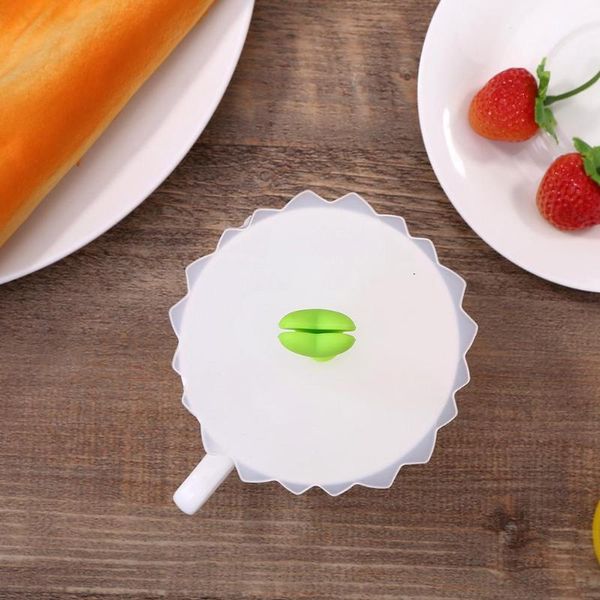 

cherry blossom cup cover heat-resistant seal bowknot silicone cap cup lids