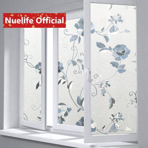 

static garden flowers glass film living room bathroom bedroom office balcony windows and doors pvc glass film n2