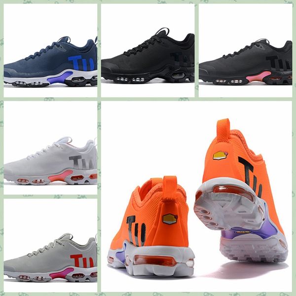 

ntn2aa 2019 new mens mercurial plus tn ultra se black white orange desinger running shoes women mentrainers sports sneakers size40-45