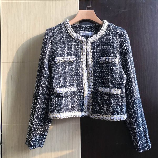 

nicemix 2019 new long sleeve women jacket coat fashion plaid casual women jacket warm autumn winter clothes chaqueta mujer new, White;black