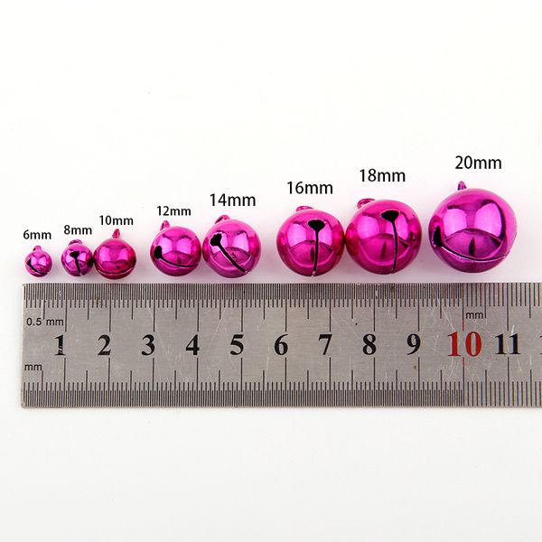 

30pc colorful copper loose beads small jingle bells christmas decoration pendants diy crafts handmade accessories
