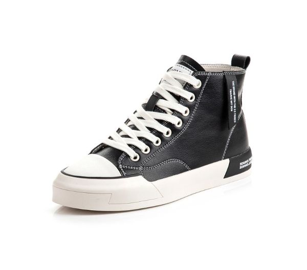 

fashion women's shoes casual shoes white woman flat sneaker genuine leather plus ladies tennis shoes, Black