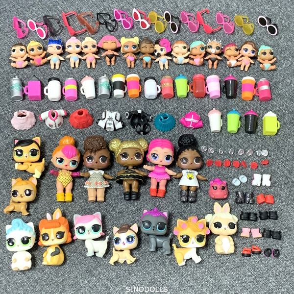 

100pc et original lol doll toy gift lol doll kitty queen punk boi unicorn pet clothe acce roy xma birthday kid gift toy whole ale