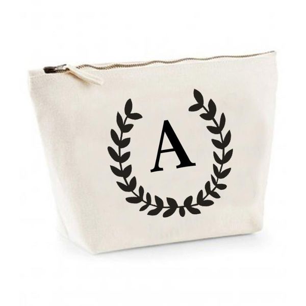 

personalized makeup bag, bridesmaid gift, bridal party gift, bridesmaid makeup bag, cosmetic initial