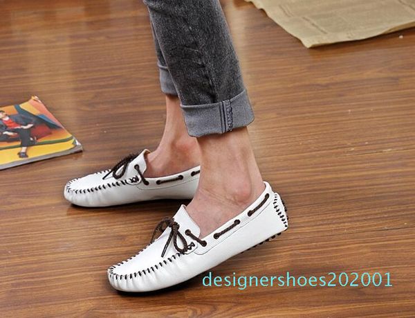 

new arrival men's fashion comfort soft-soled flats shoes gommino male wedding homecoming prom formal formal boat shoes for man 01d, Black