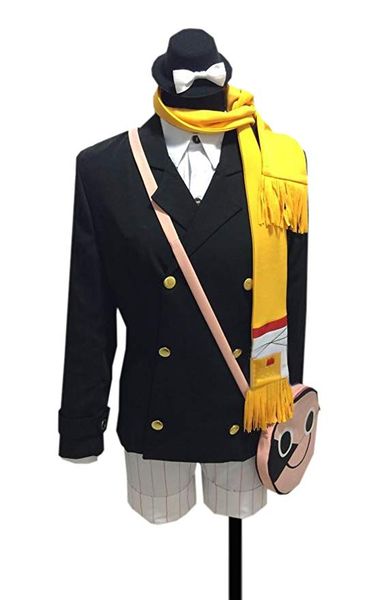 

bungou stray dogs yumeno kyusaku school uniform cosplay costume, Black