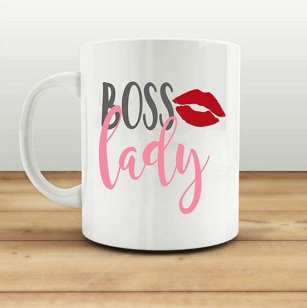 

boss lady чашка девушка boss ceramic tea cup подарок для ее кружков кофе творческого 11oz dropshipping